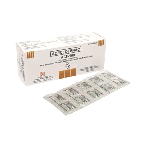 ACF-100 Aceclofenac 100mg Film-Coated Tablet 1's price in the ...